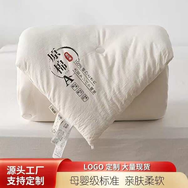 Class a Raw Cotton Soybean Fiber Quilt, Spring and Autumn Quilt, Dormitory Single/Double Quilt, Event Gift Quilt, Warm and Thickened Winter Quilt