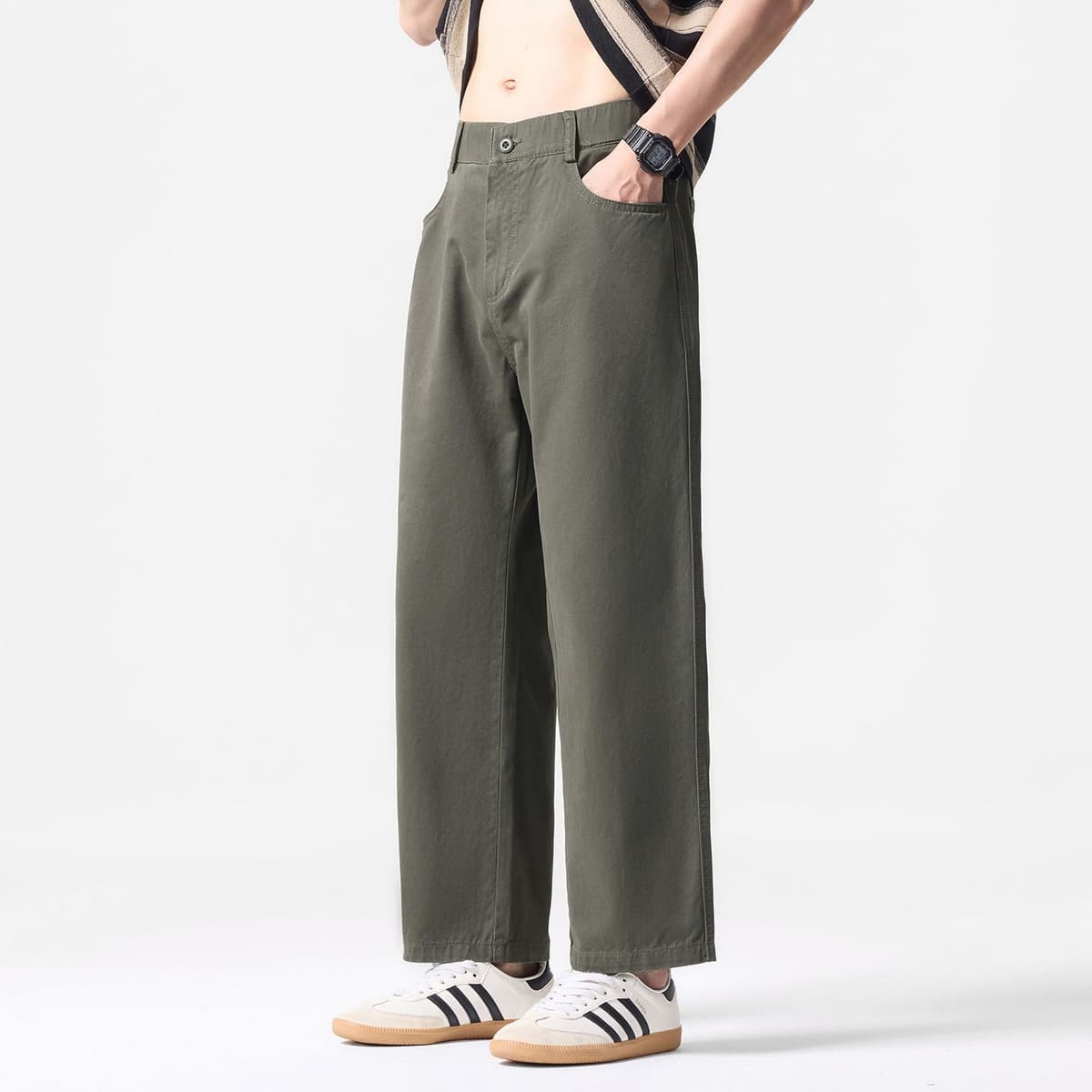Grayish green