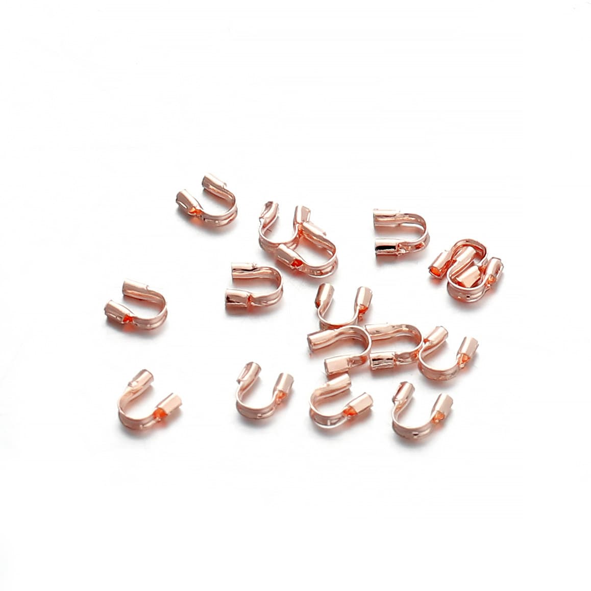 Rose gold 4.5*4mm [100/bag]]