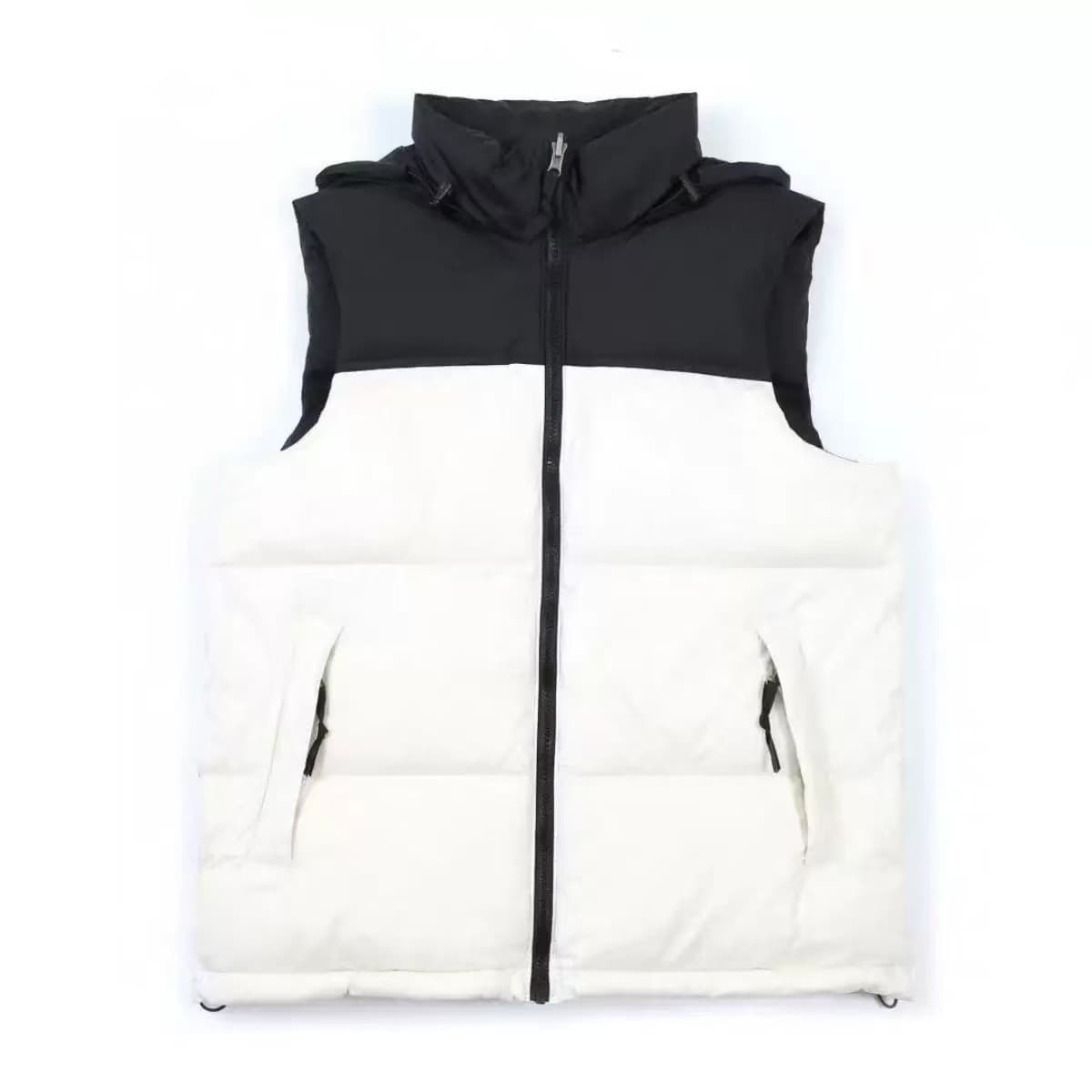 White down vest