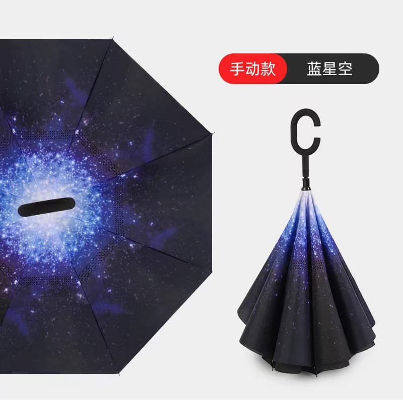 Blue Starry Sky-hand open