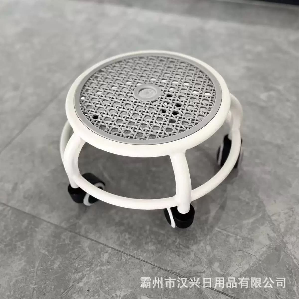 Upgraded 4-wheel model, anti-slip, stable, waterproof, breathable haze gray + [upgraded black and white silent wheels]