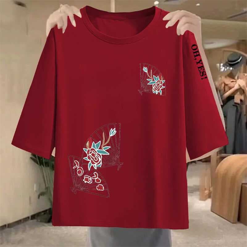 40 burgundy sleeve letters [medium] upper and lower fan