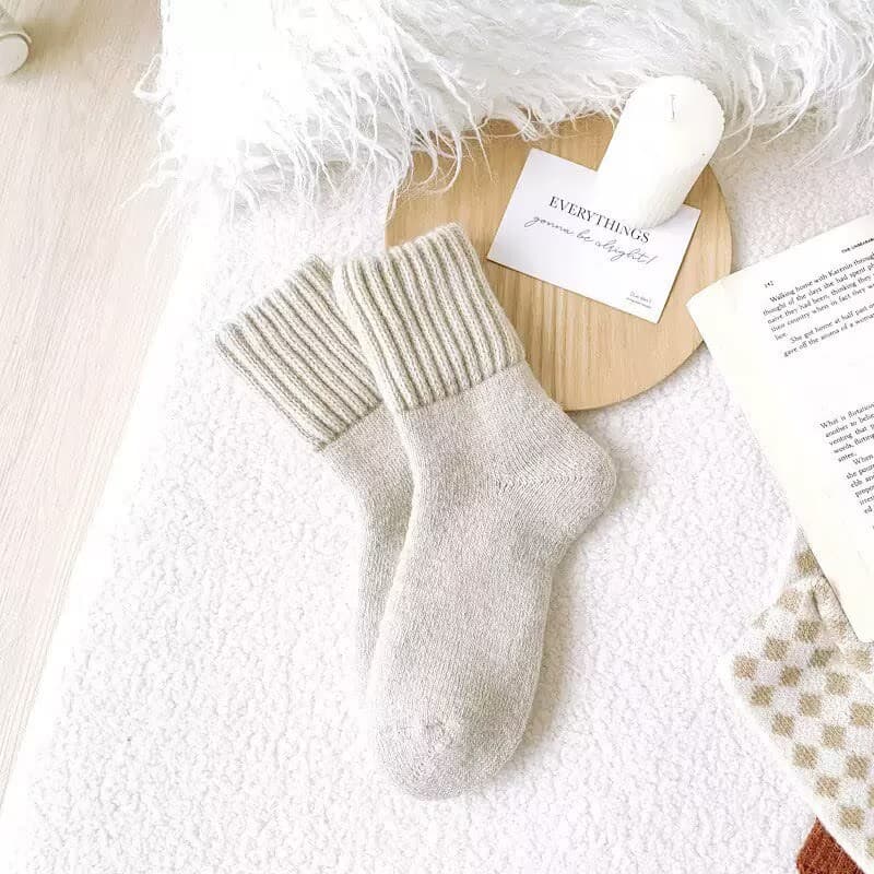1 pair [thick and warm] beige