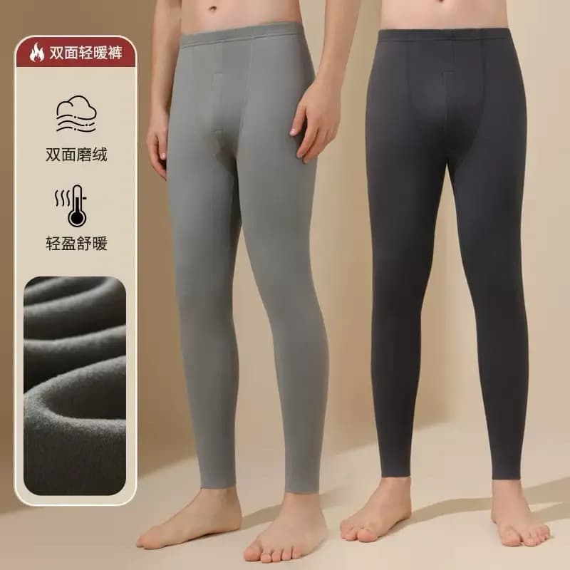 Men's german velvet long johns black size 2xl (recommended 120-140) 87545814