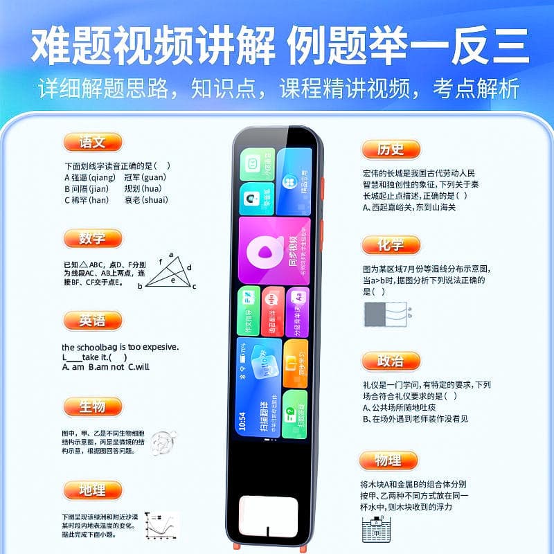 Professor Pen's Scanning and Translation Chinese-English Dictionary Pen Ai Electronic Product for All Subjects, Elementary, Middle, and High School Learning Supplies 3