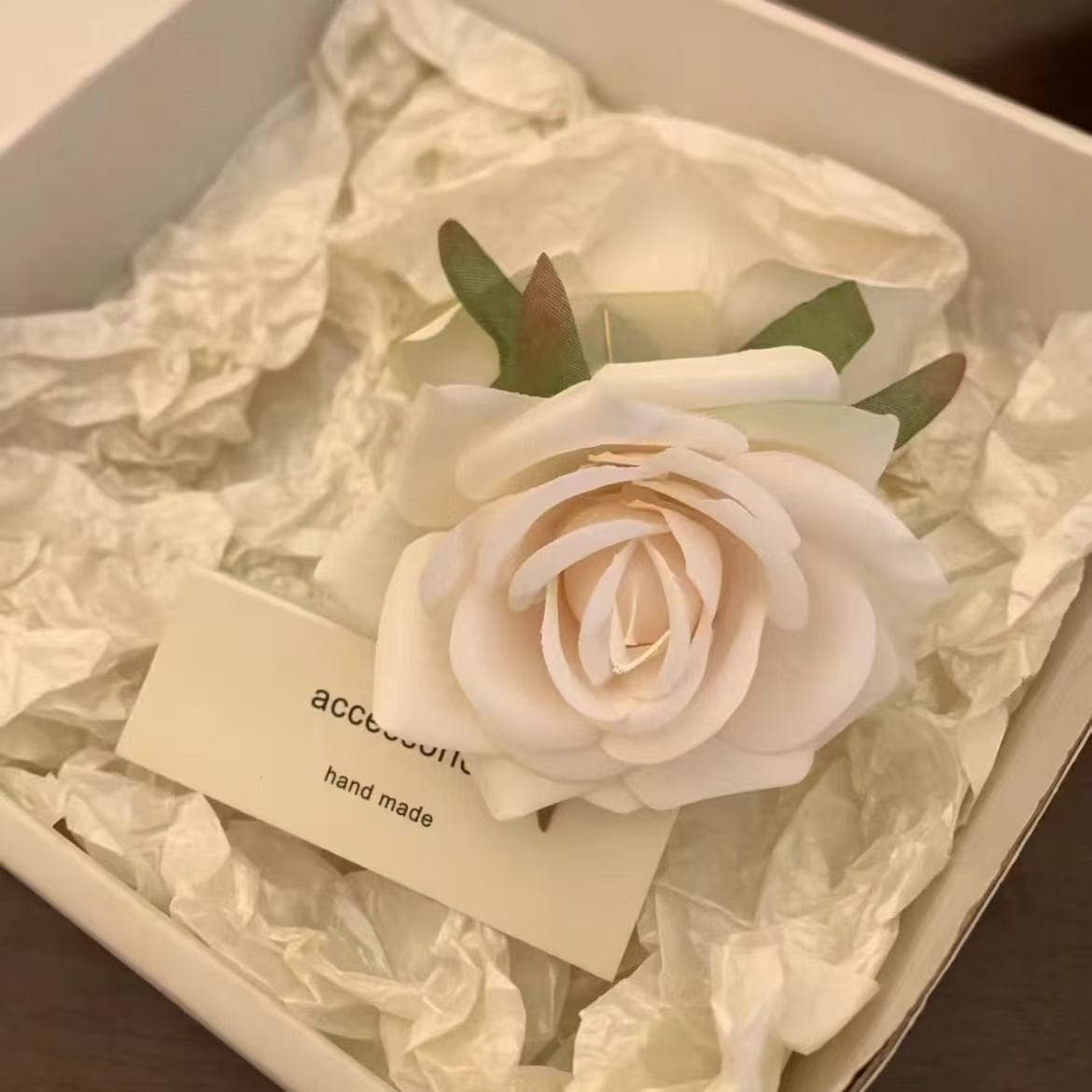 5919 perfume rose clip-beige