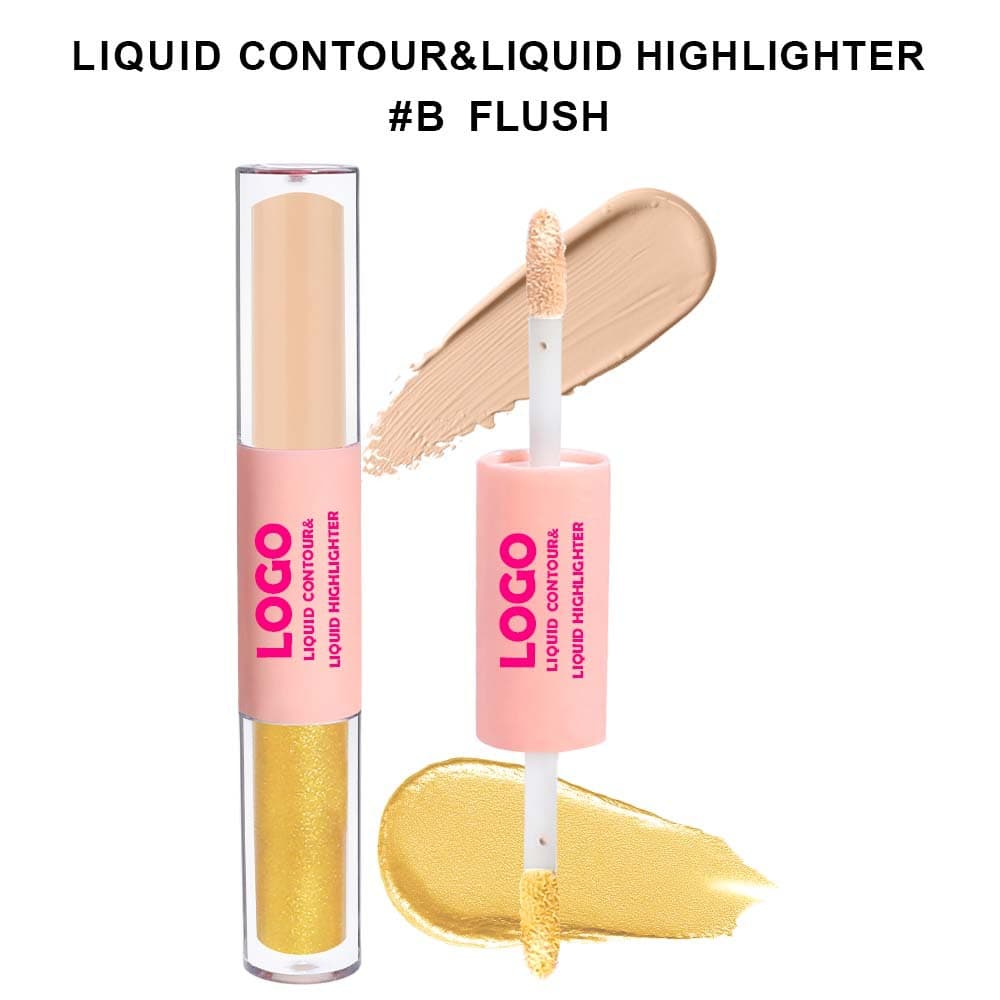 Contouring liquid + highlighter liquid#02