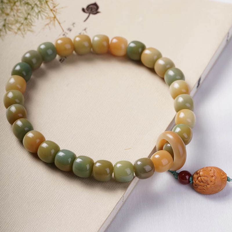 Green Mans Bodhi bucket beads DIY brave hand-held pendant specifications 10 x 11 men's and women's beads jewelry manufacturers wholesale 4