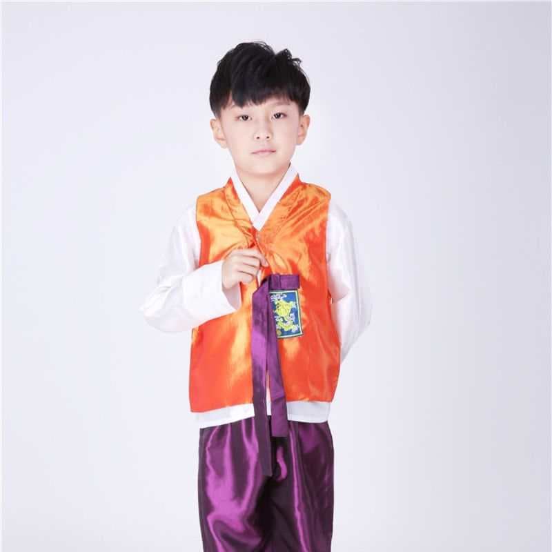 Men's orange suit