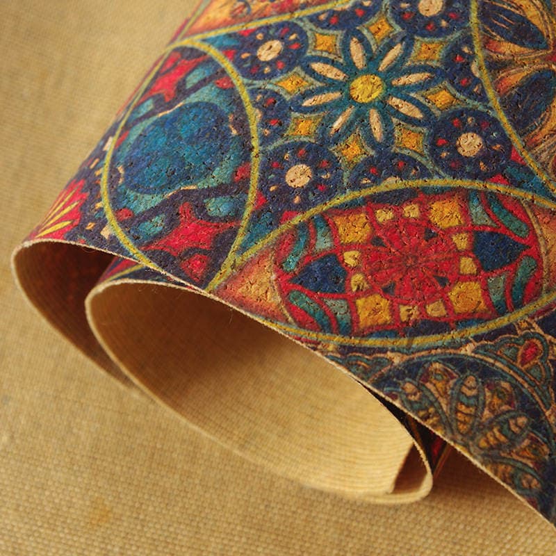 Cork oak cloth fine particle seamless pattern delicate handmade DIY leather fabric 45*30cm 4