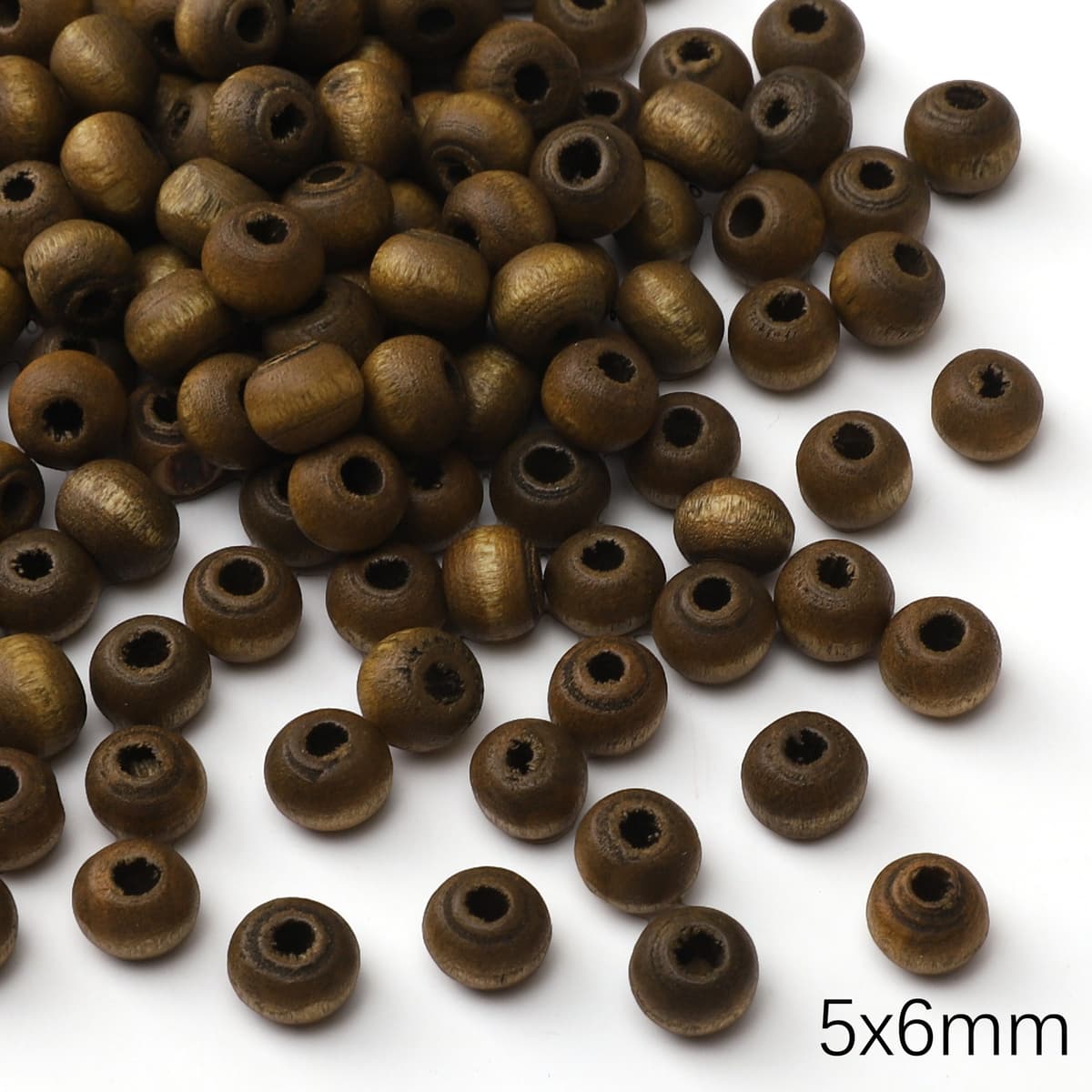 Grass green round beads 20 pcs/pack