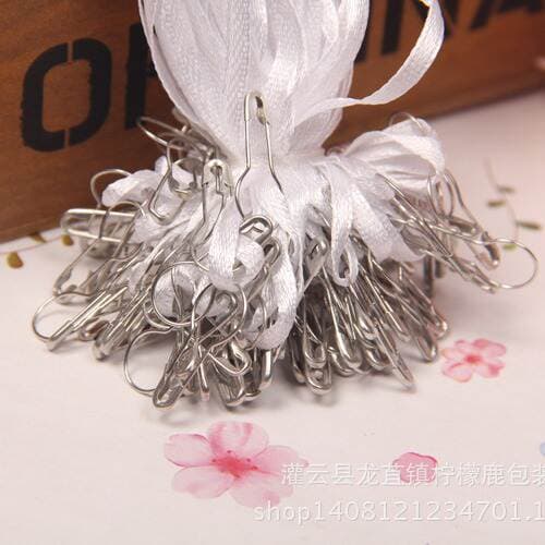 Ribbon Copper gourd pin hanging grain clothing children's clothing base pants ribbon tag rope bracelet rope tag line 3