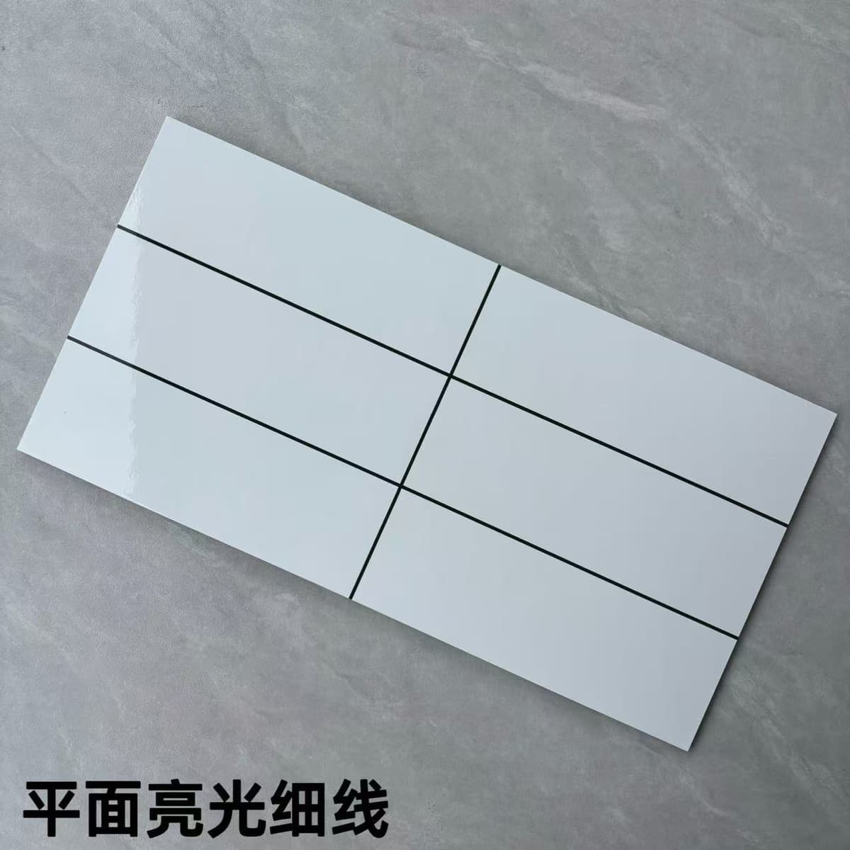 Flat 6 grid thin line