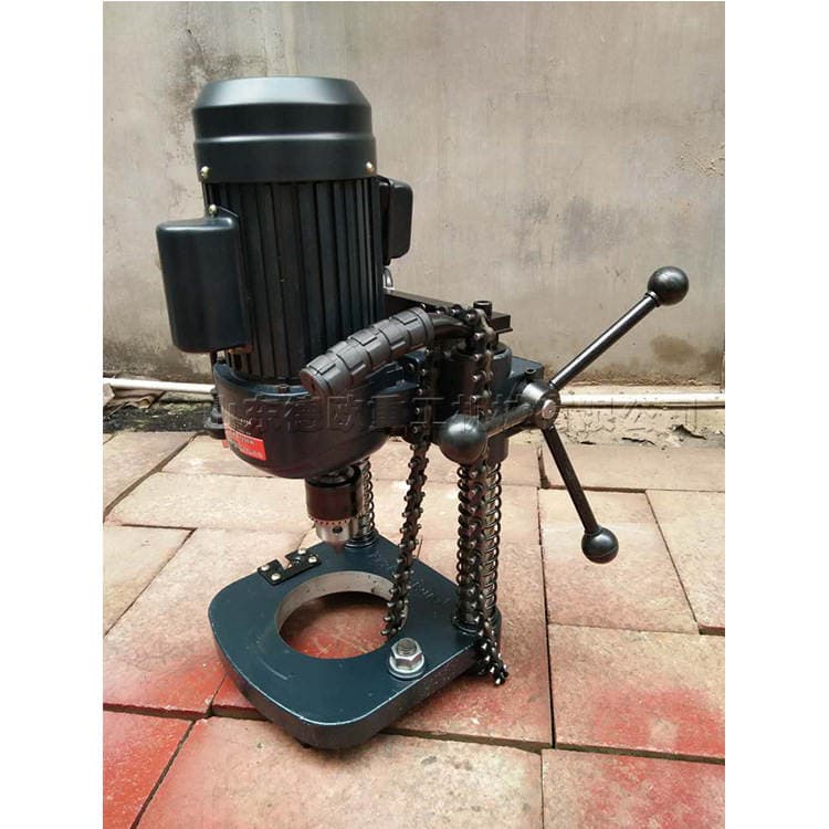 Small fire pipe drilling semi-automatic metal pipe drilling machine electric hydraulic steel plate drilling machine 5
