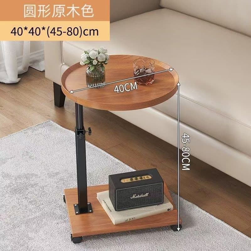 Log color round table-40*40*45-80