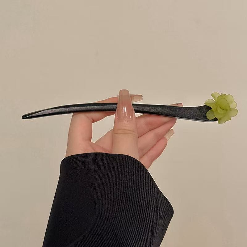 Hairpin camellia hairpin-green