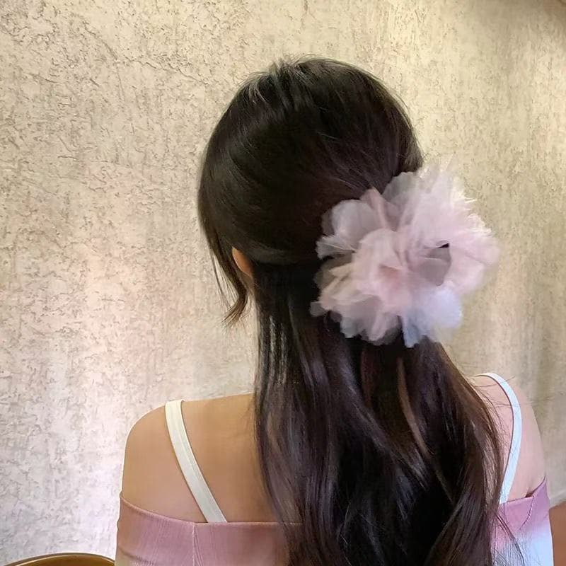 5597 oxygen early spring flower clip-rouge powder
