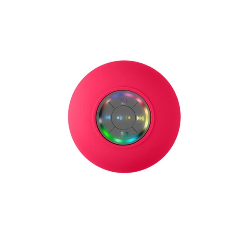 Pink waterproof bluetooth speaker