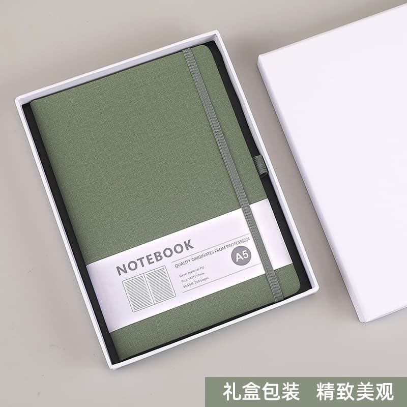 A5 green gift box