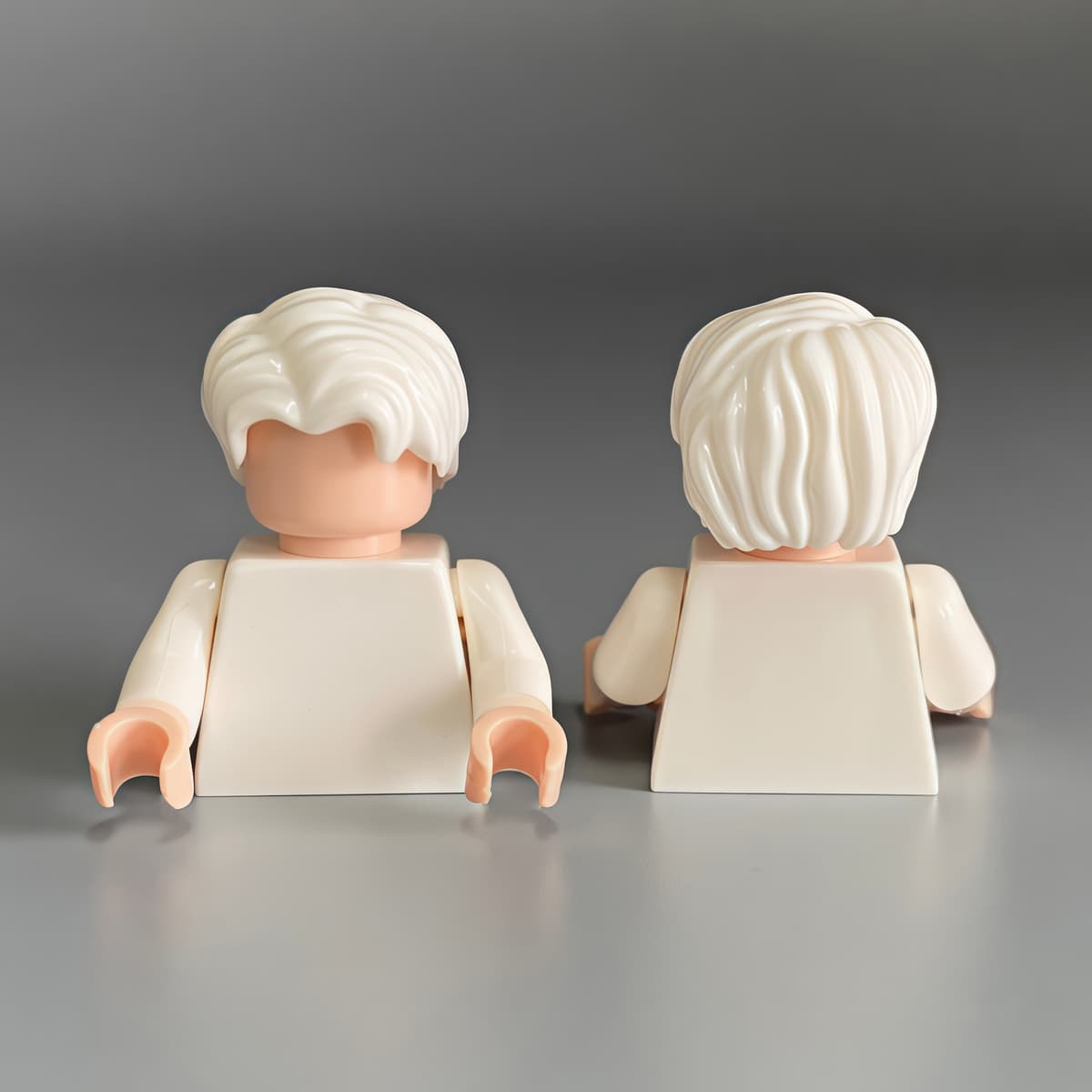 88283 - 7/3 parting hairstyle (new style) - white