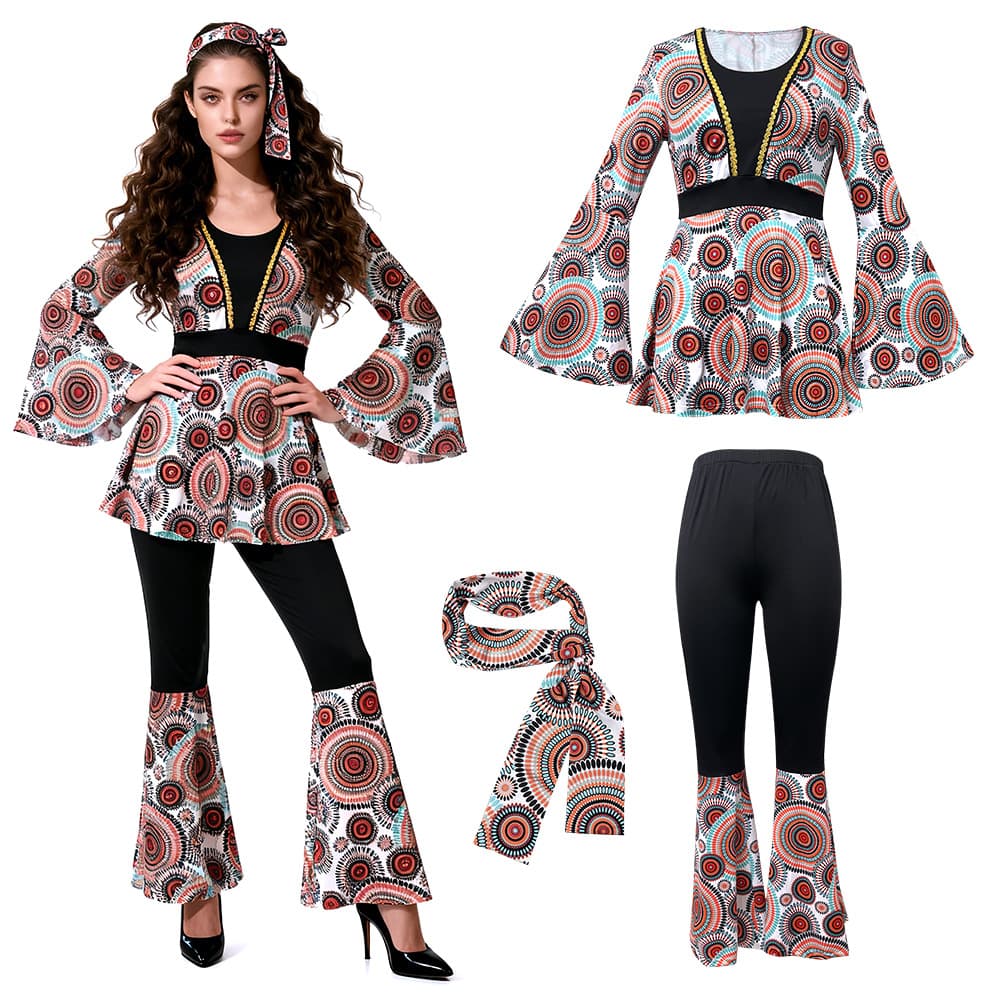 8143 (headscarf + clothes + trousers)