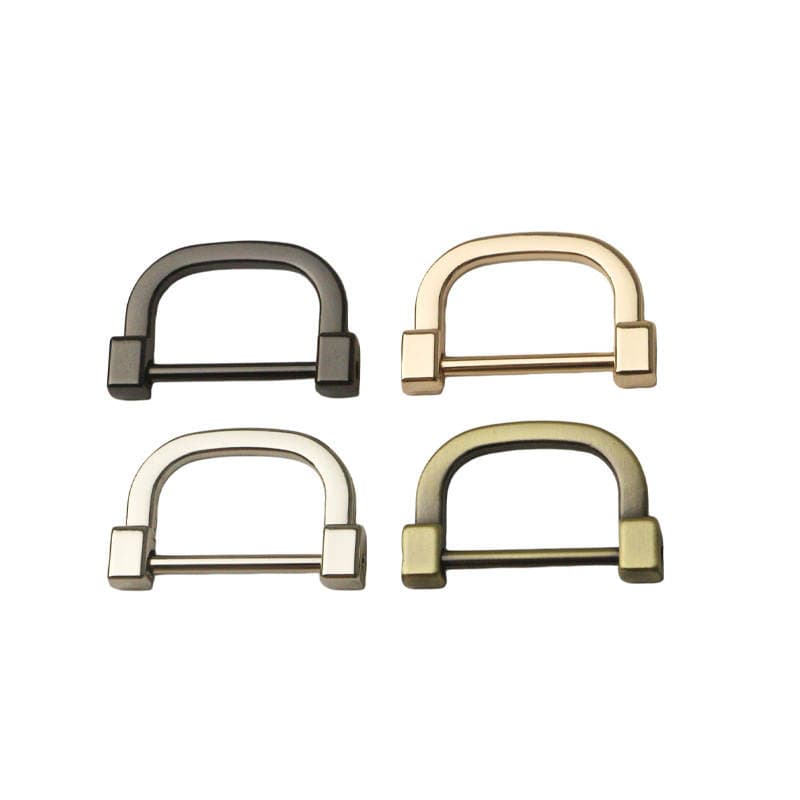 DIY luggage leather handbag hardware accessories detachable screw inner diameter 2.5cm bulb buckle D Buckle 5