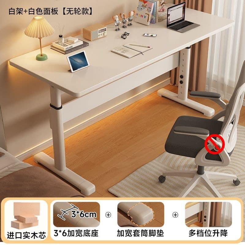 Upgraded solid wood [white frame | white desktop] delivered to your door