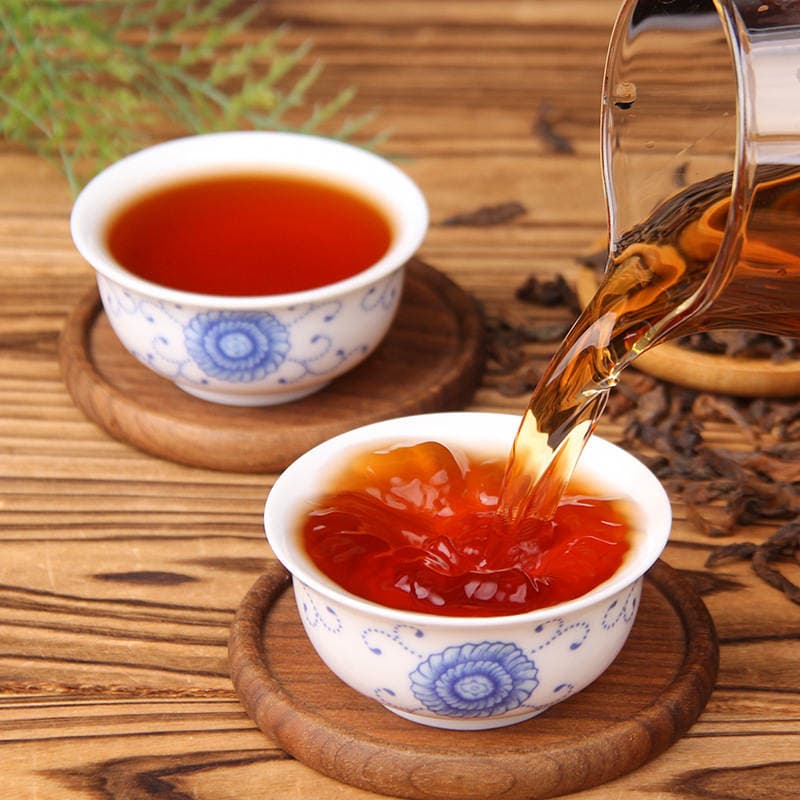 Saray Dərəcəli Pu'Er Çayı, Yetişmiş, Menghai Ban Zhang Qızıl Tumurcuq, Dəmlik Çay 3