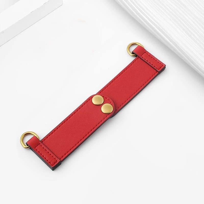 Red modified leather strip (patented model)