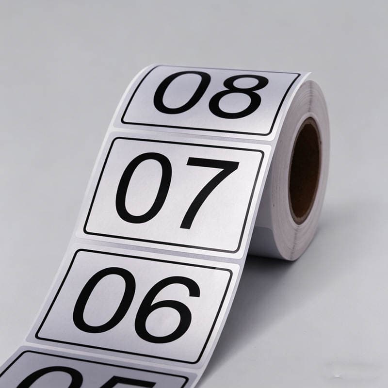 Douyin Kuaishou Live Streaming Label Stickers, Streamer's Changeable Digital Number Stickers, Self-Adhesive Number Sequence Stickers 4