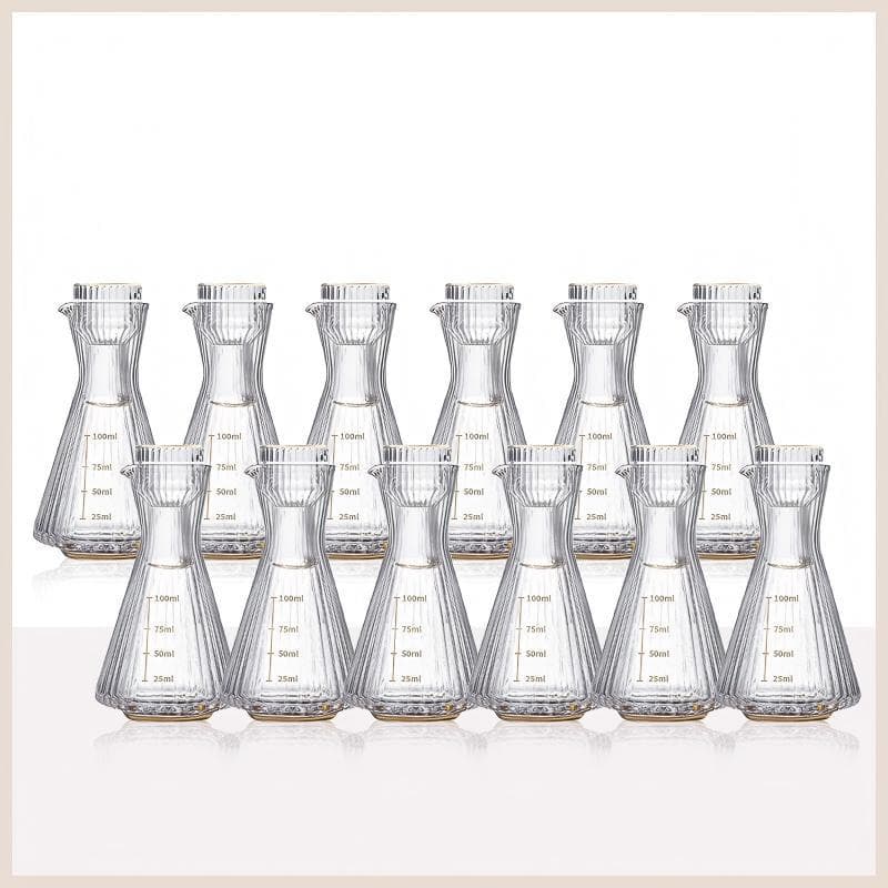 [gold-painted model] 12 pots + 12 cups