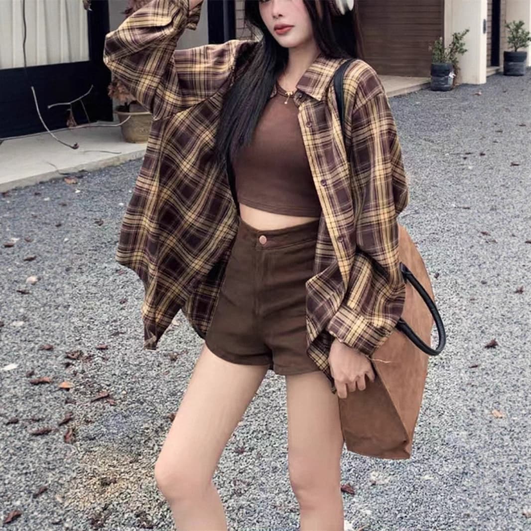 BROWN CHECK