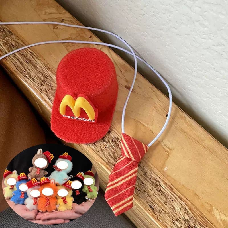 [two-piece set] mcdonald’s hat + mcdonald’s tie
