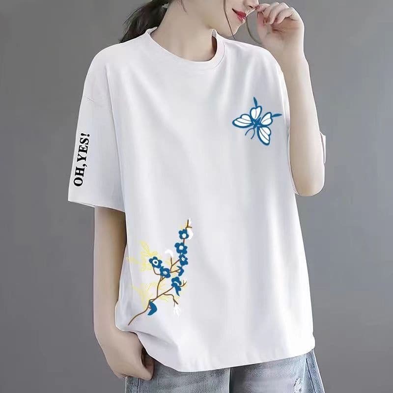 50 white black sleeve oh [mid-low] double butterfly
