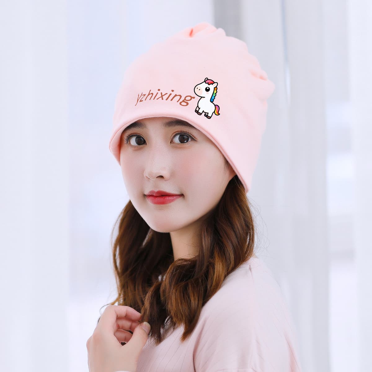 Pink pony hat