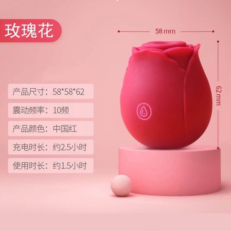 Qadınlar üçün Sorma və Vibrasiya Funksiyalı Gül Vibratoru 2