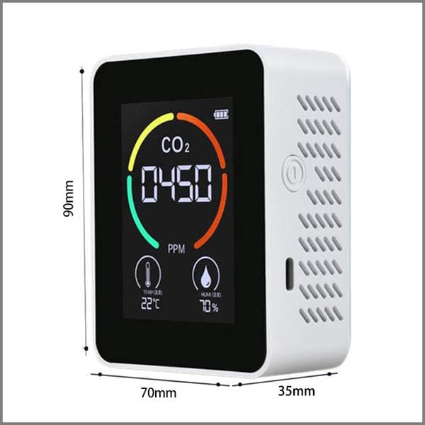 Ndir Carbon Dioxide Detector Co2 Detector Three-In-One Carbon Dioxide Concentration Temperature and Humidity Detection