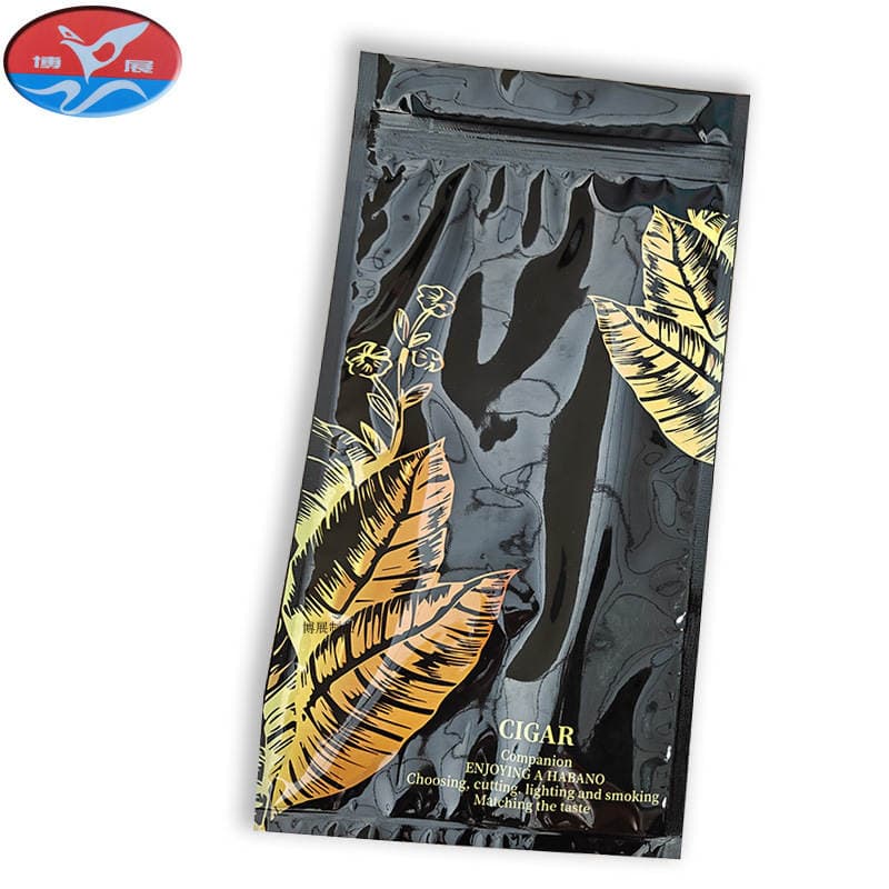Factory In-Stock New Model Cigar Humidor Bag, Universal Cigar Pouch, Printed Composite Sealed Cigarette Roll Portable Bag 2