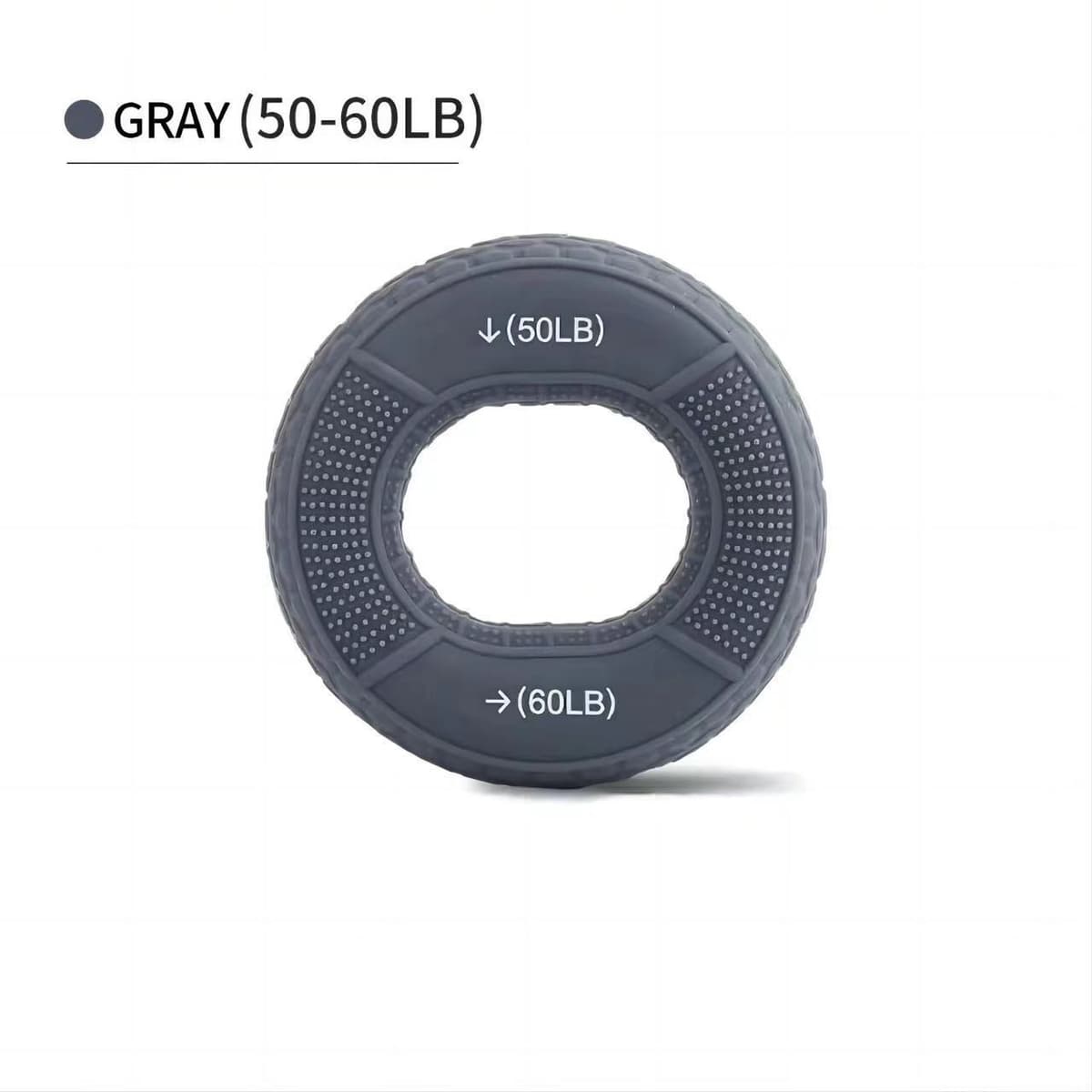 Gray [50-60 lbs] eco-friendly silicone - dual resistance