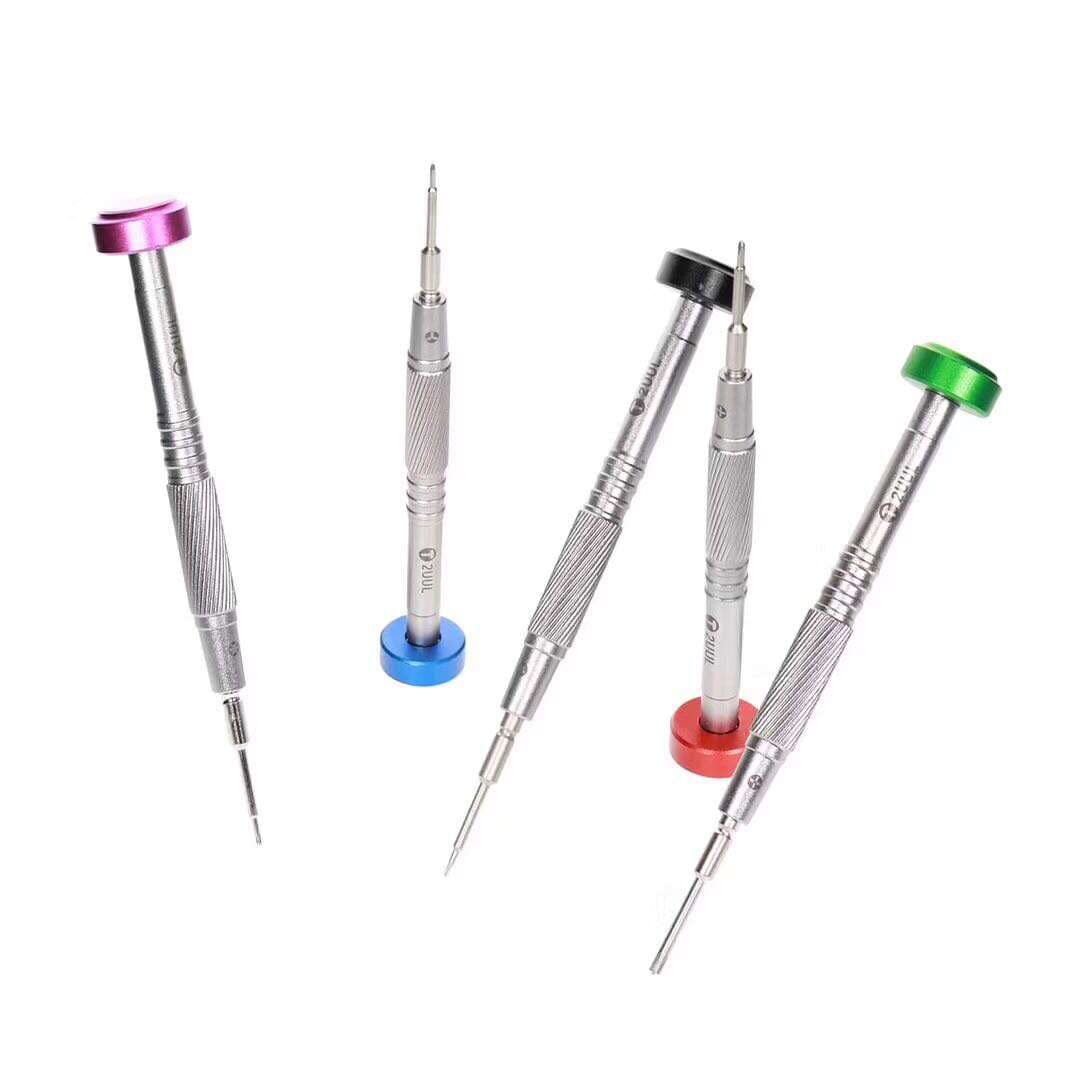 New 2Uul Extra Hard Fly Shaft Screwdriver for Mobile Phone Repair, Triangle, Pentagon, Cross, Hex T2 Screwdriver 5