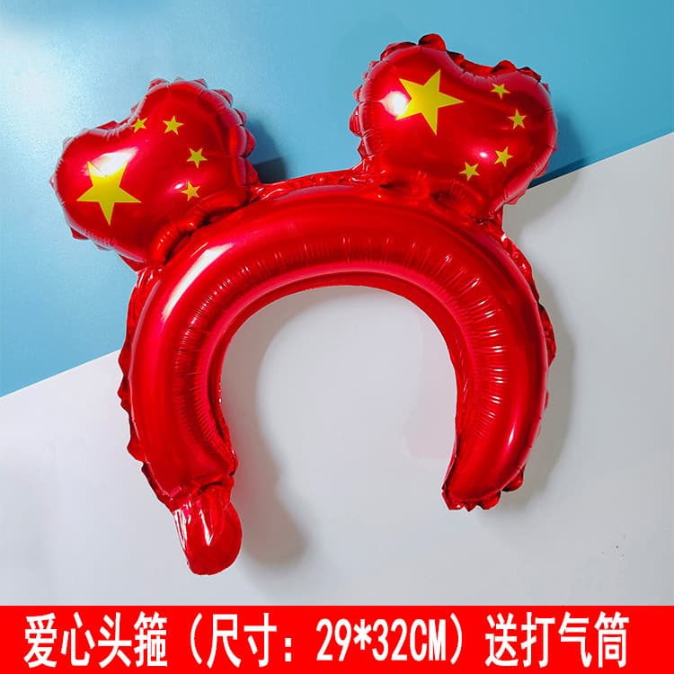 50 love balloon hairbands