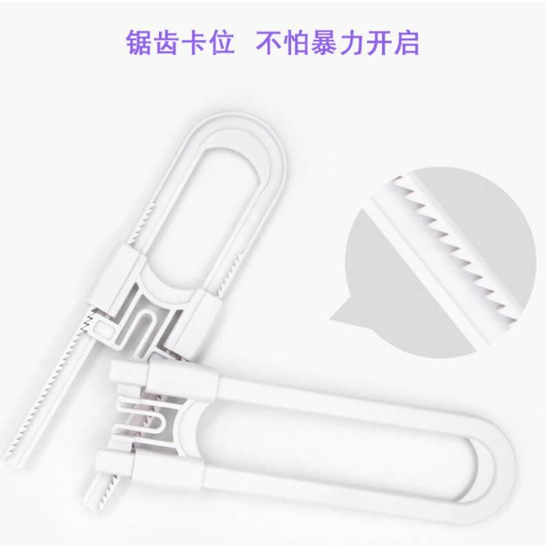 Children's Safety Protection Products, Multi-Functional U-Shaped Cabinet Door Lock, Indoor Drawer Lock, Baby Safety Lock 4