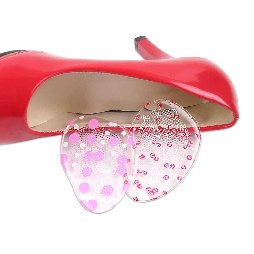 Dot Half Size Pad Women's High-top Insoles Anti-pain Crystal Sticky High Heel Non-slip Shoes Half Size Insoles Pointed Toe Front Pad 4