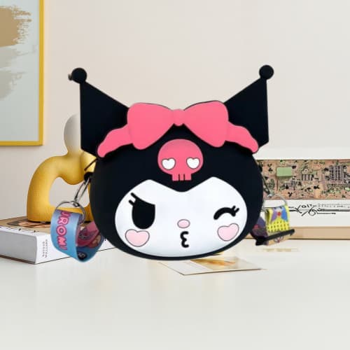 Turban head kurome coin purse black