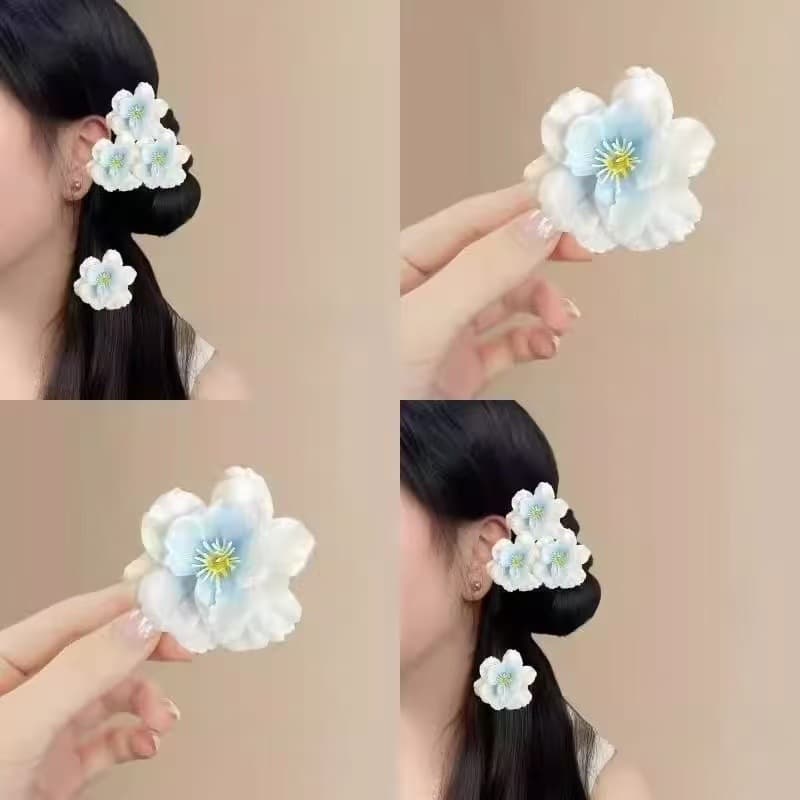 5646 light pink cherry hairpin-blue