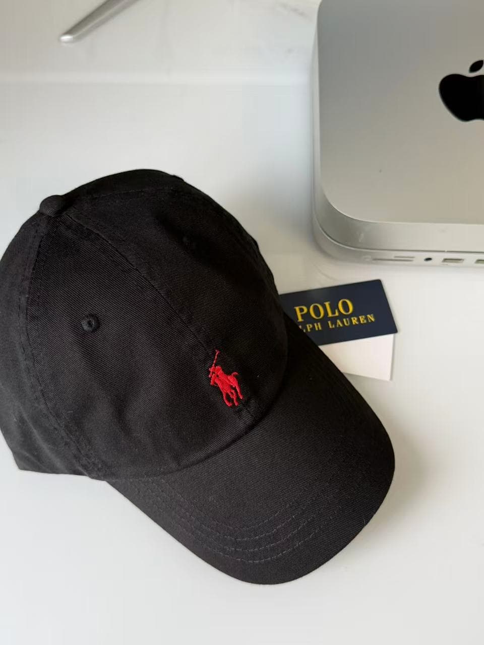 Black red label