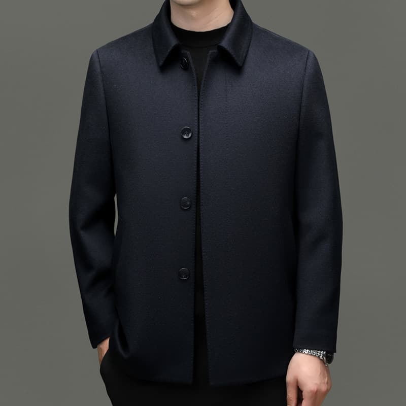 Navy blue lapel button style 58818
