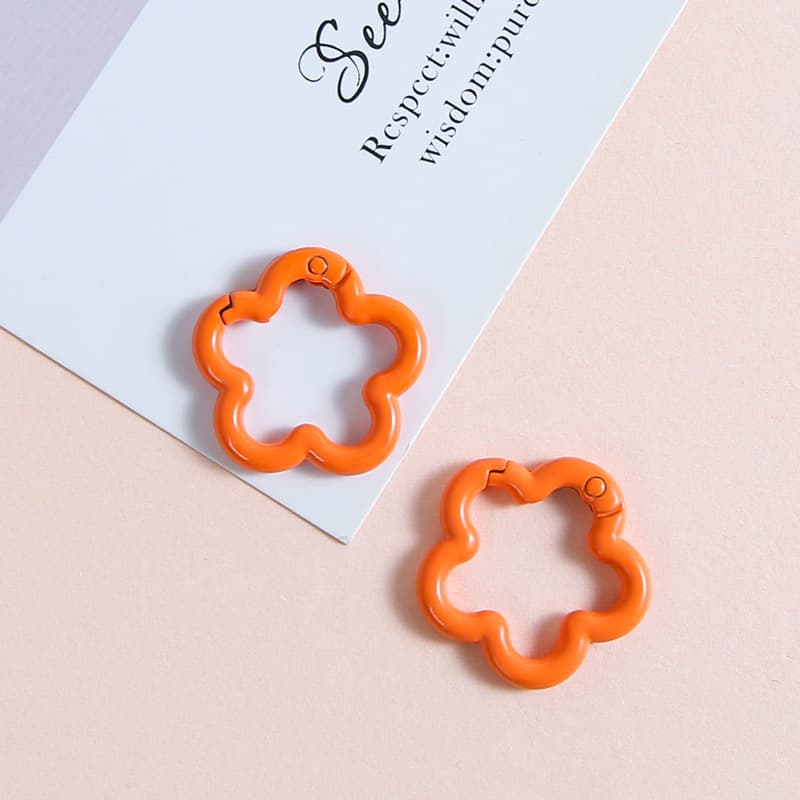 [orange] plum blossom spring buckle