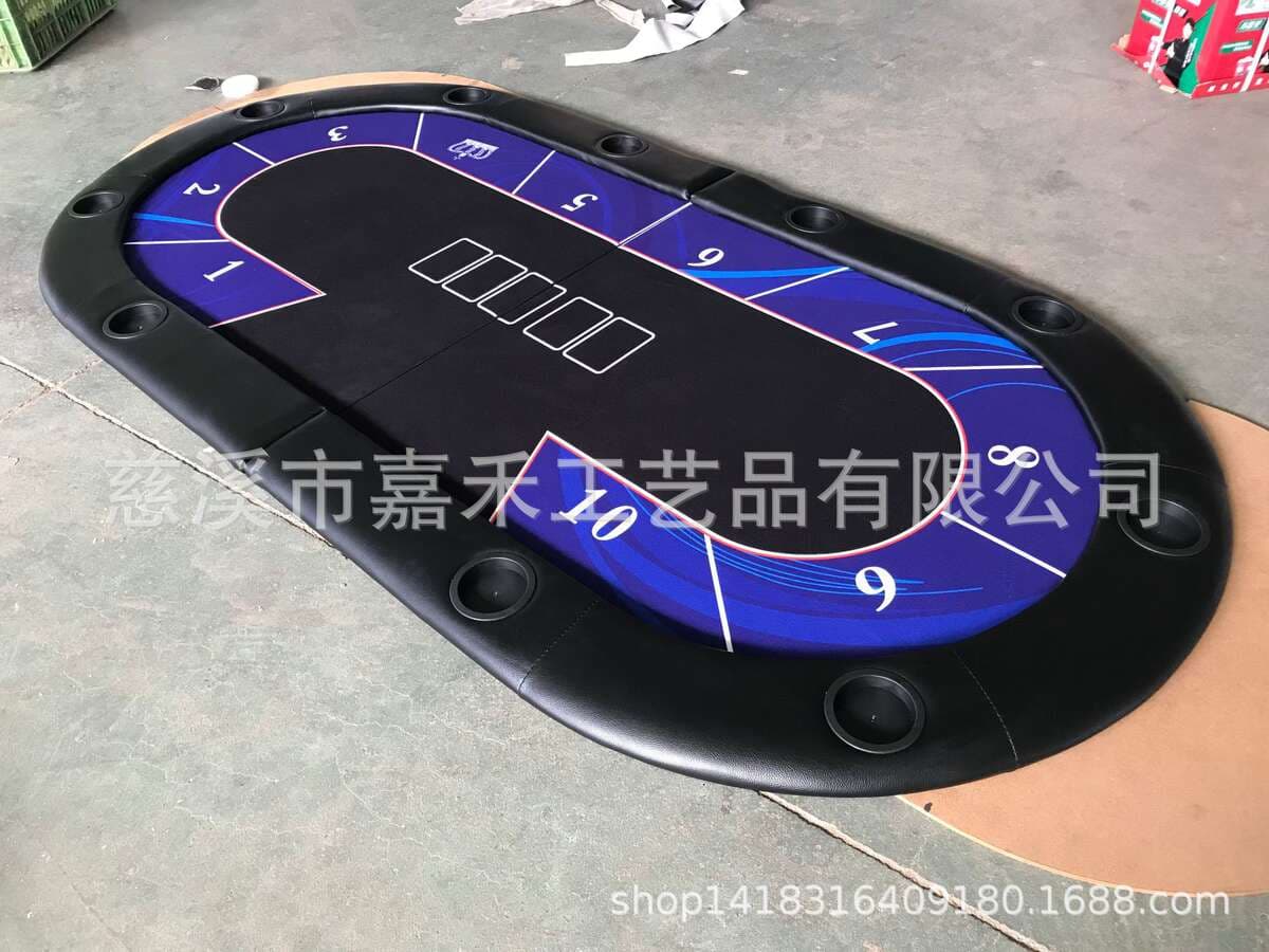 200* 100cm, Foldableable Oval Texas Hold'em Tabletop 4